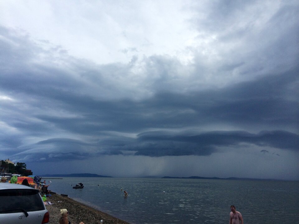Sea clouds vacation