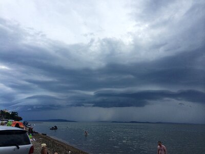 Sea clouds vacation