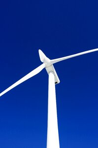 Wind power pinwheel sky