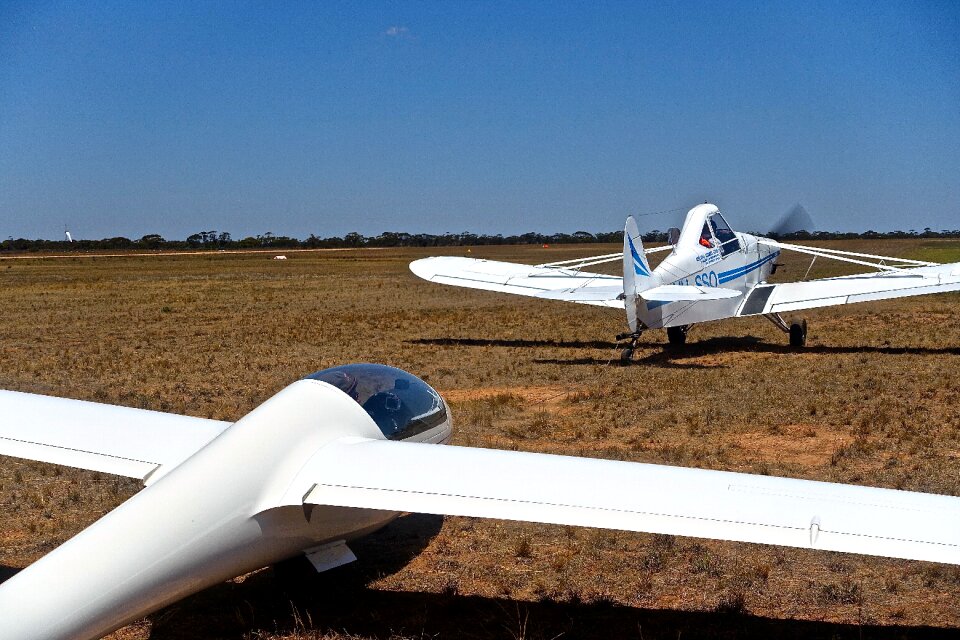Tug gliding adventure