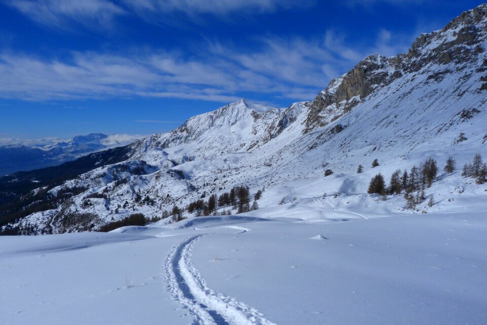 Winter landscape nature snow photo