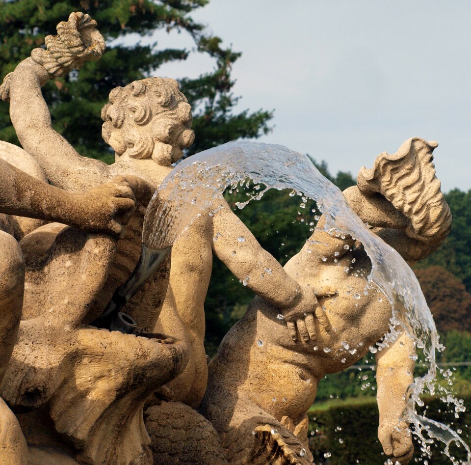 Statue water monument