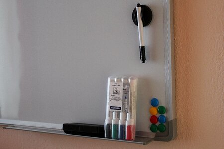Whiteboard marker magnets