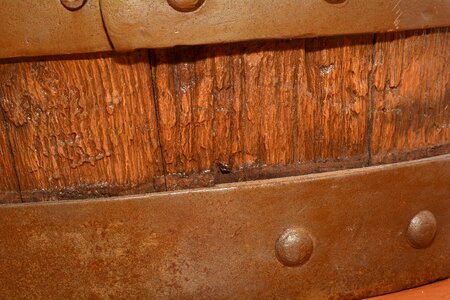 Wood metal close up photo