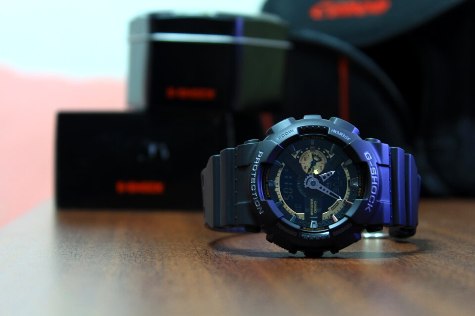 Ga-110rg-1a black rose gold