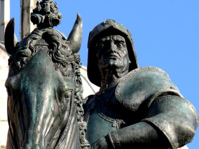 Bronze statue venice
