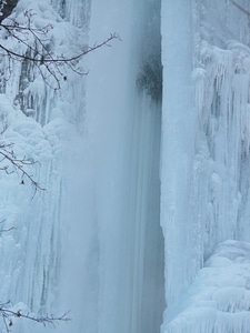 Ice frozen icicle photo