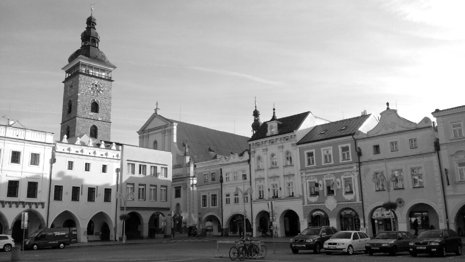 Black tower historical city ​​center