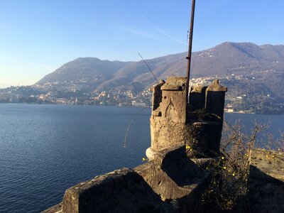 Nature landscape lake como