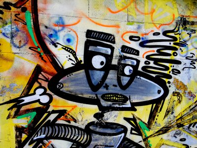 Colorful robot paint