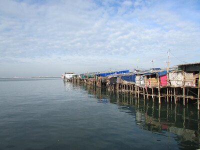 Color blue fishing