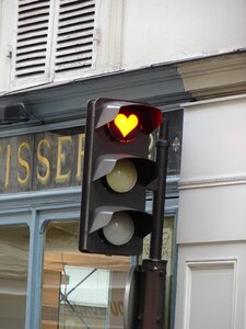 Signalling traffic lights stop photo