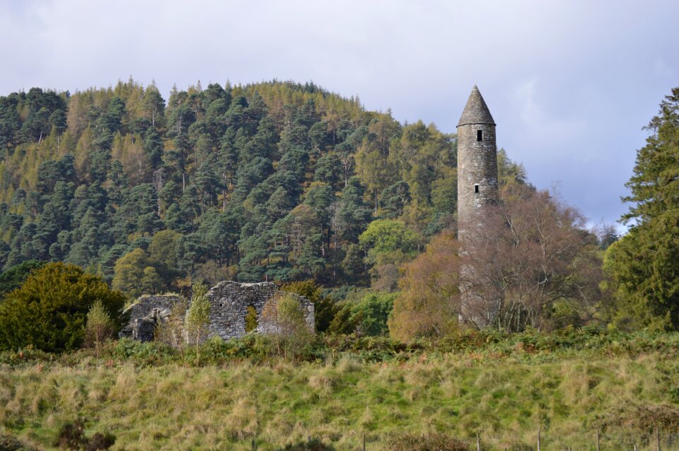 Tower monastery woods
