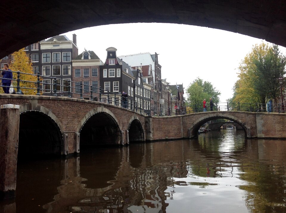 Water channel cityscape