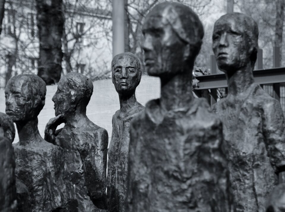 Artwork tourism black and white