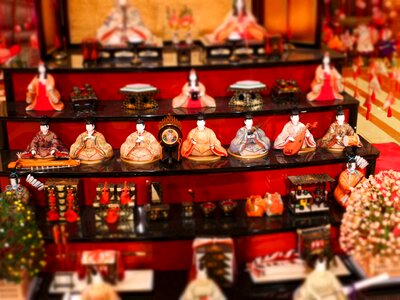 Doll festival souvenir shop photo