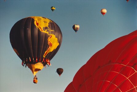 Vibrant albuquerque aerial