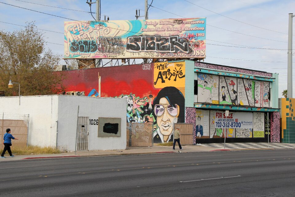 Street downtown vegas