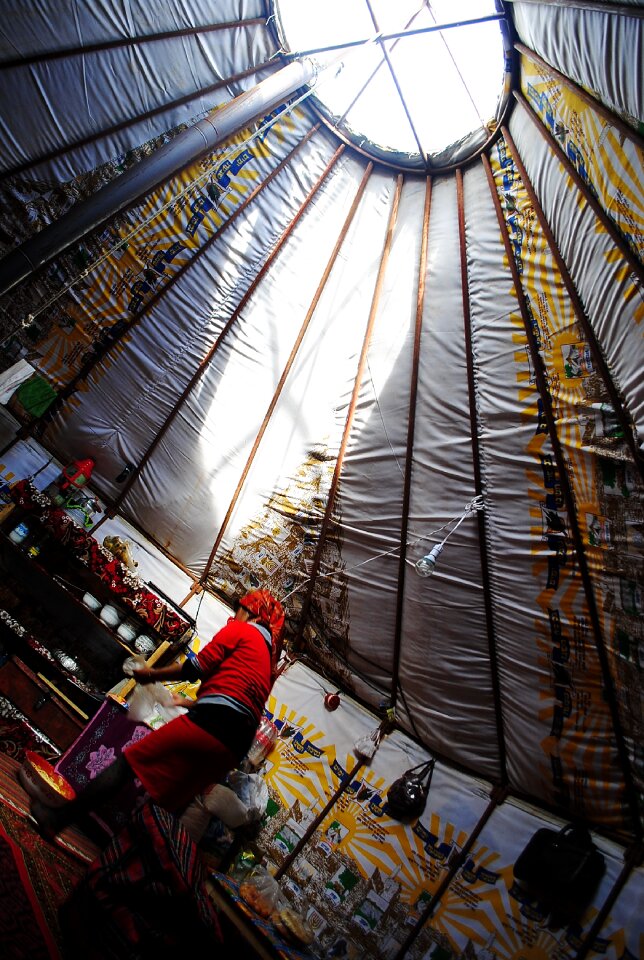 Nomadic travel outdoors