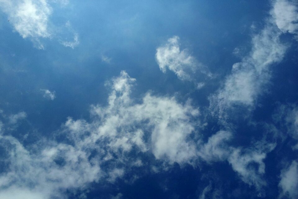 Fresh sky blue cloud