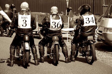 Rockers motor bike race
