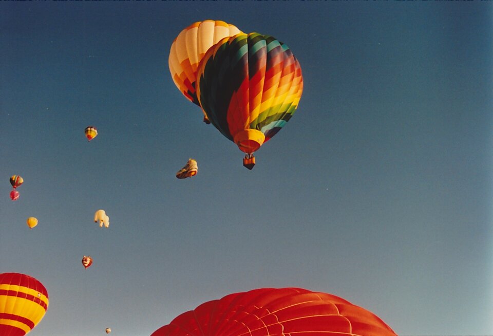 Vibrant albuquerque aerial