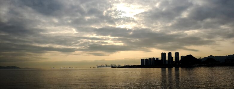 Shenzhen the urban landscape panorama