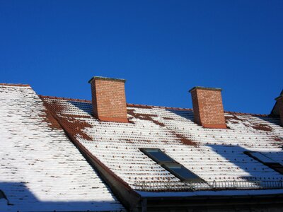 Fireplaces winter tile photo