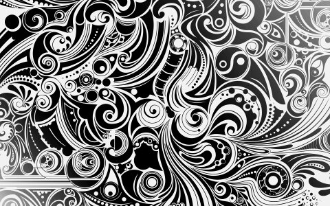 Abstract carving painting