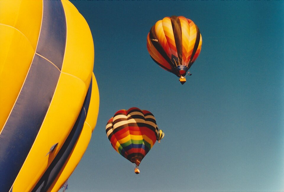 Vibrant albuquerque aerial