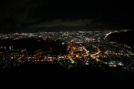 Bay aerial city views