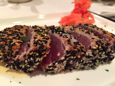 Sesame fish food