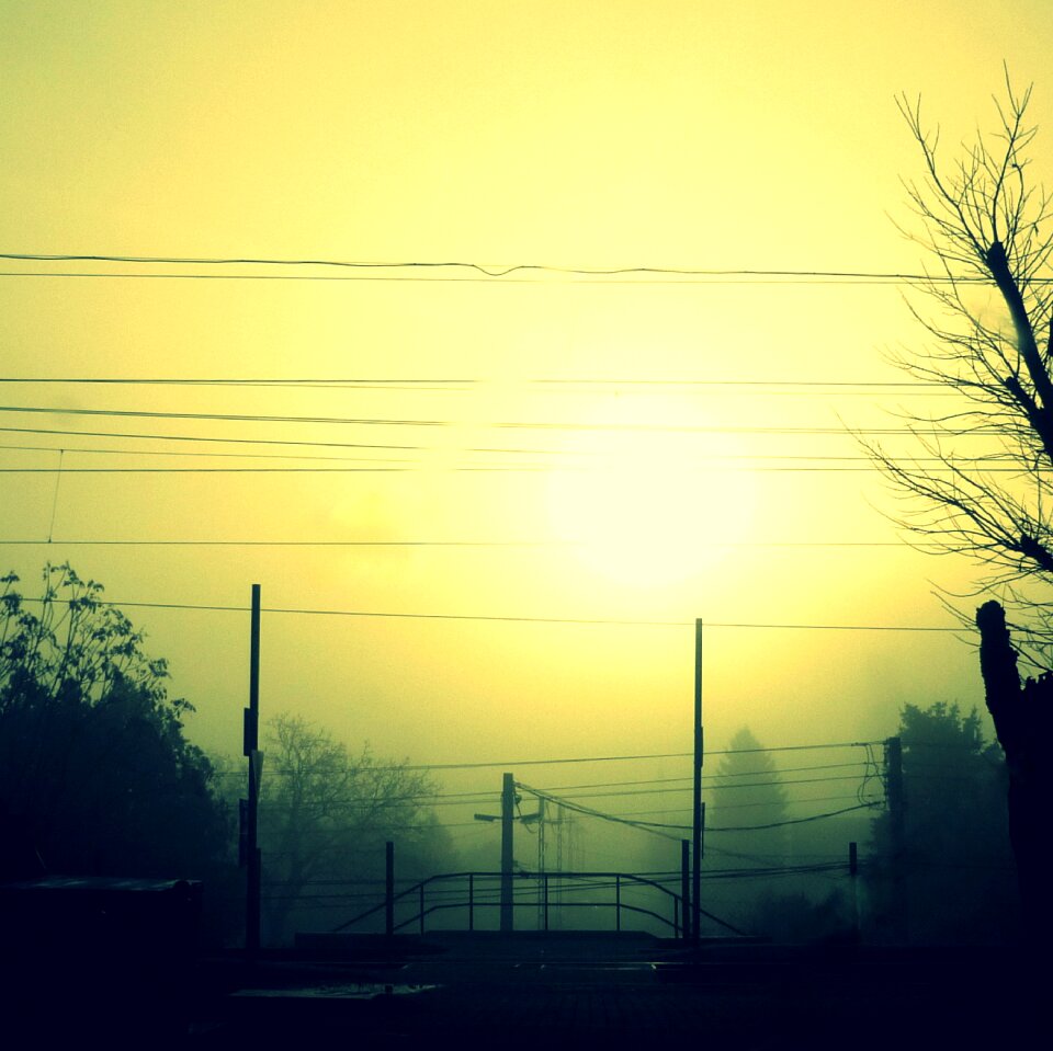 Cozy in the morning sky