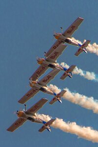 Flugshow synchronous relay photo