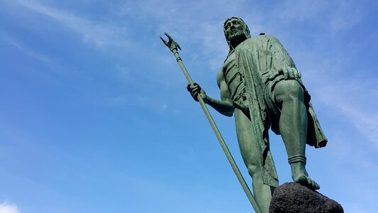 Statue guanche candelaria photo