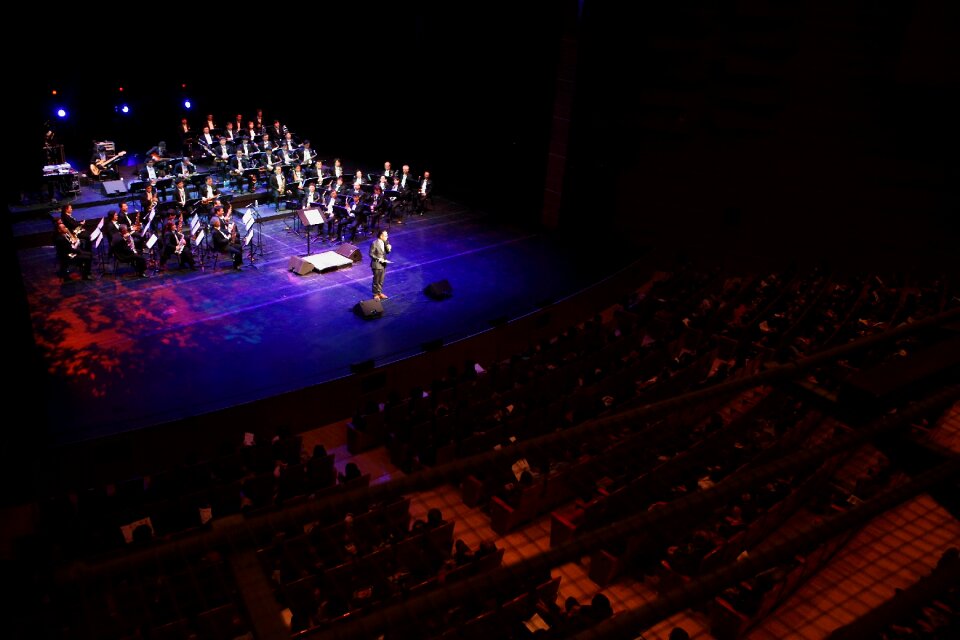 Saxophone big band orchestra