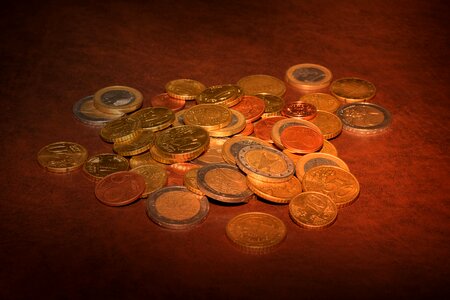 Loose change metal money specie