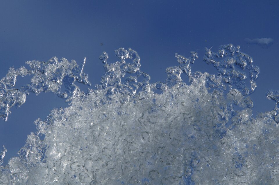 Winter frost frozen photo