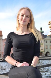 Czech budějovice winter