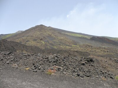 Sicily landscape volcano