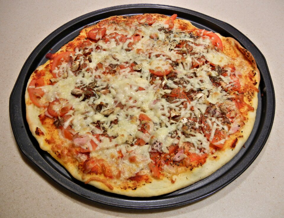 Cheese bacon mushroom