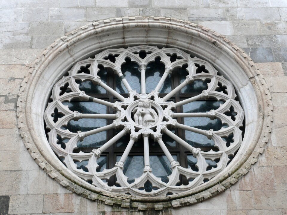Italy friuli rose window