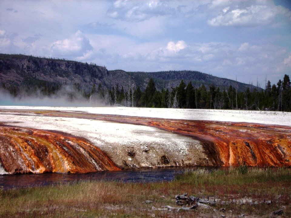 Geyser landscape nature