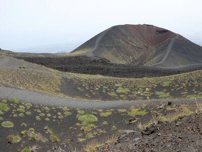 Sicily landscape volcano