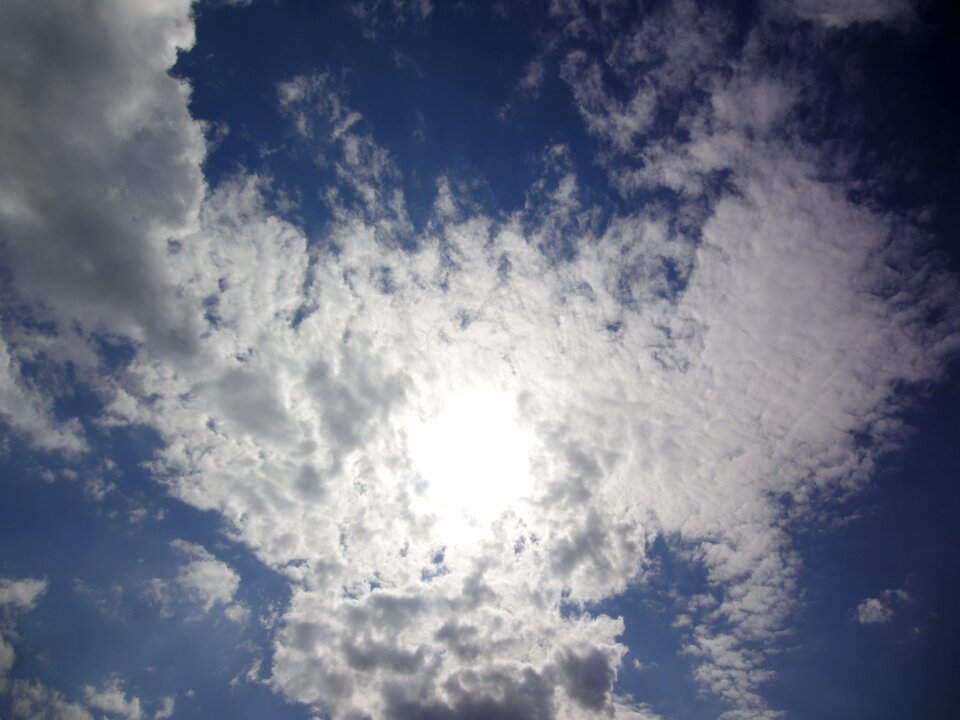 Sun blue sky