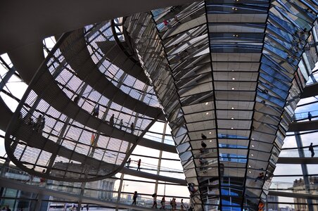 The reichstag glass monument