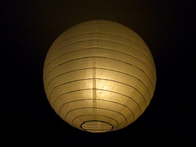 Lighting paper lamp ball photo