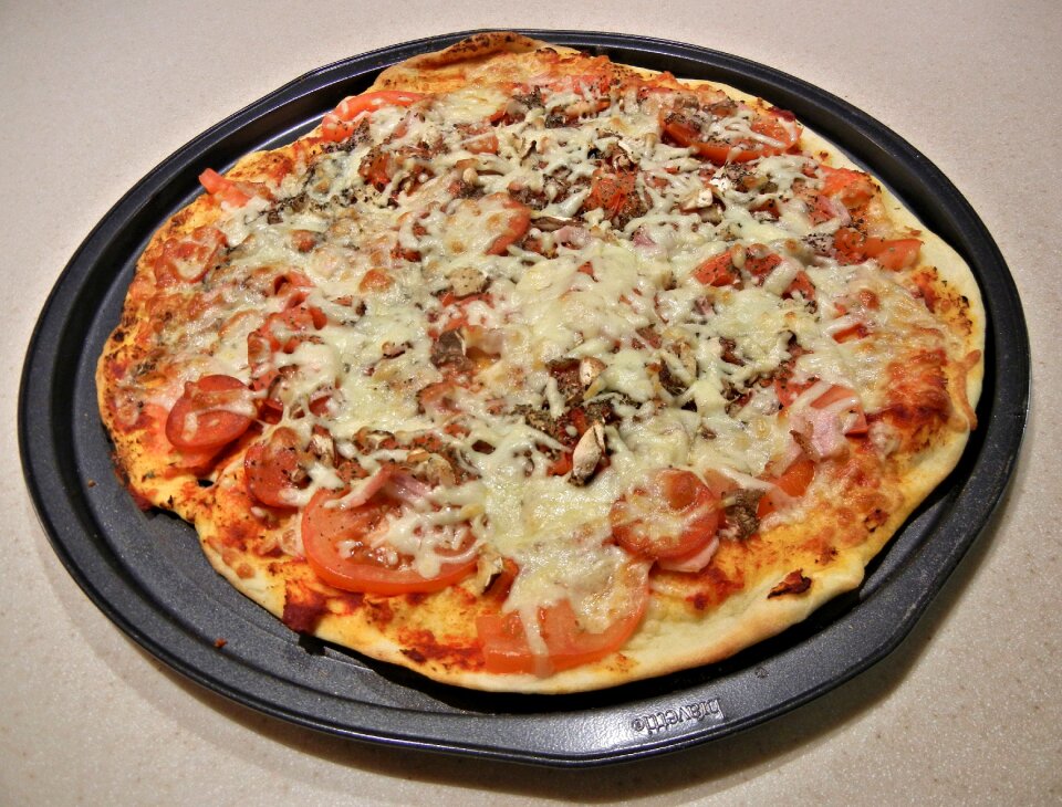Mushrooms bacon cheese