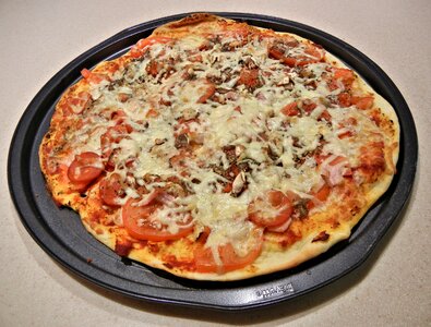 Mushrooms bacon cheese