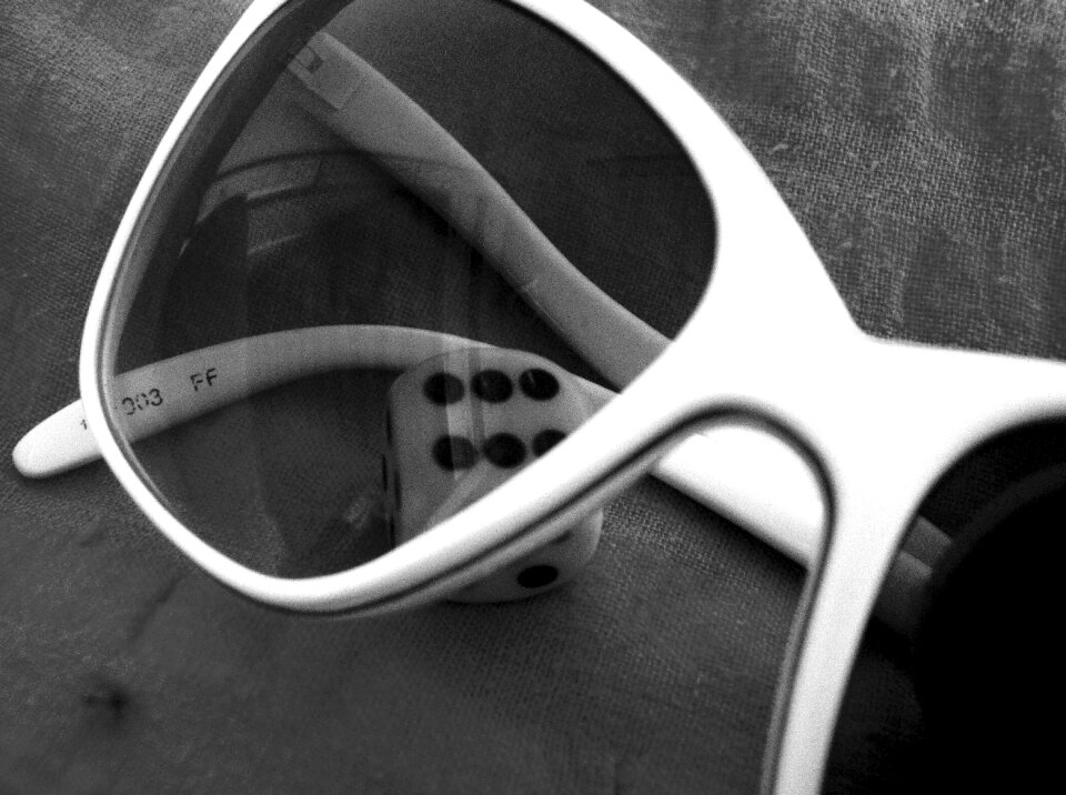 Glasses sunglasses black white
